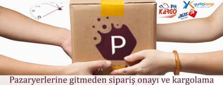 PAZARYERLERİNE GİTMEDEN SİPARİŞ ONAYI VE KARGOLAMA